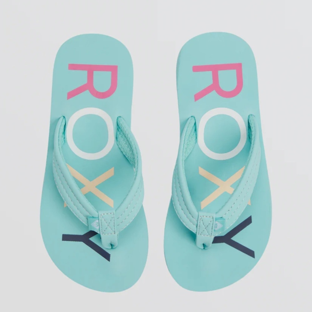 Roxy Girls Vista Flip Flops Sandals Size 1 NEW